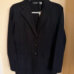 Ralph Lauren Women's Black Blazer - Medium